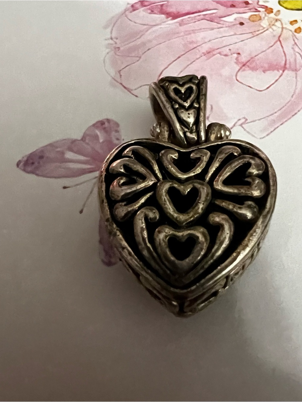 Heart-Shaped Black Onyx Pendant Necklace - Unbranded - Picture 2 of 8